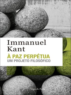 cover image of À paz perpétua